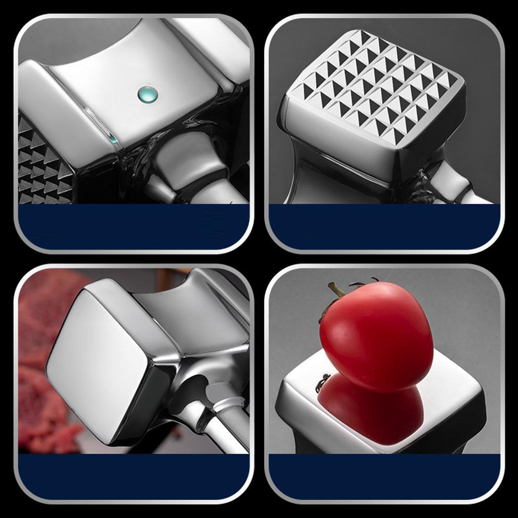 Cooking Meat Tenderizer Hammer Mallet Beater Easy-clean For Gourmet Kitchen