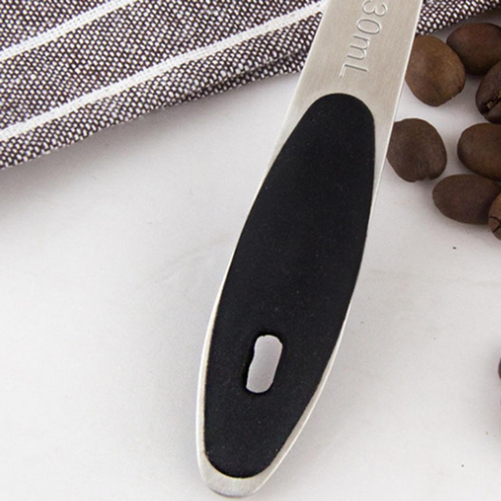 Coffee Scoop Stainless Steel Coffee Spoons Tablespoon  Silicone Handle