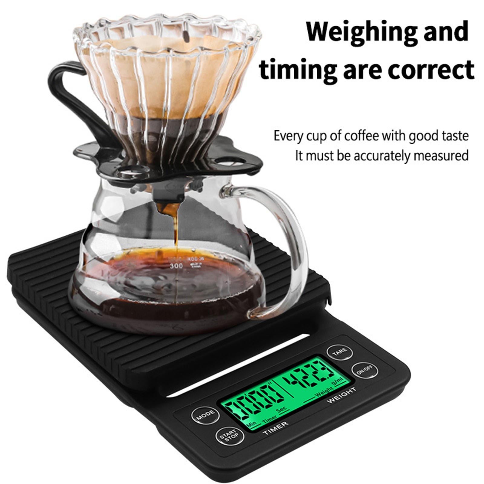 Portable Kitchen Scale Household High Precision Mini Scale Wine Red 3KG