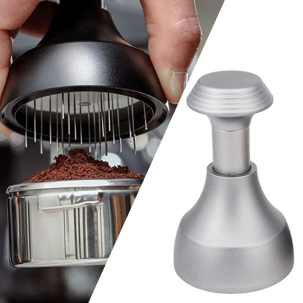 1pc 51mm Needle Coffee Tamper Needle Type Distributor Dispensing for Bar silver
