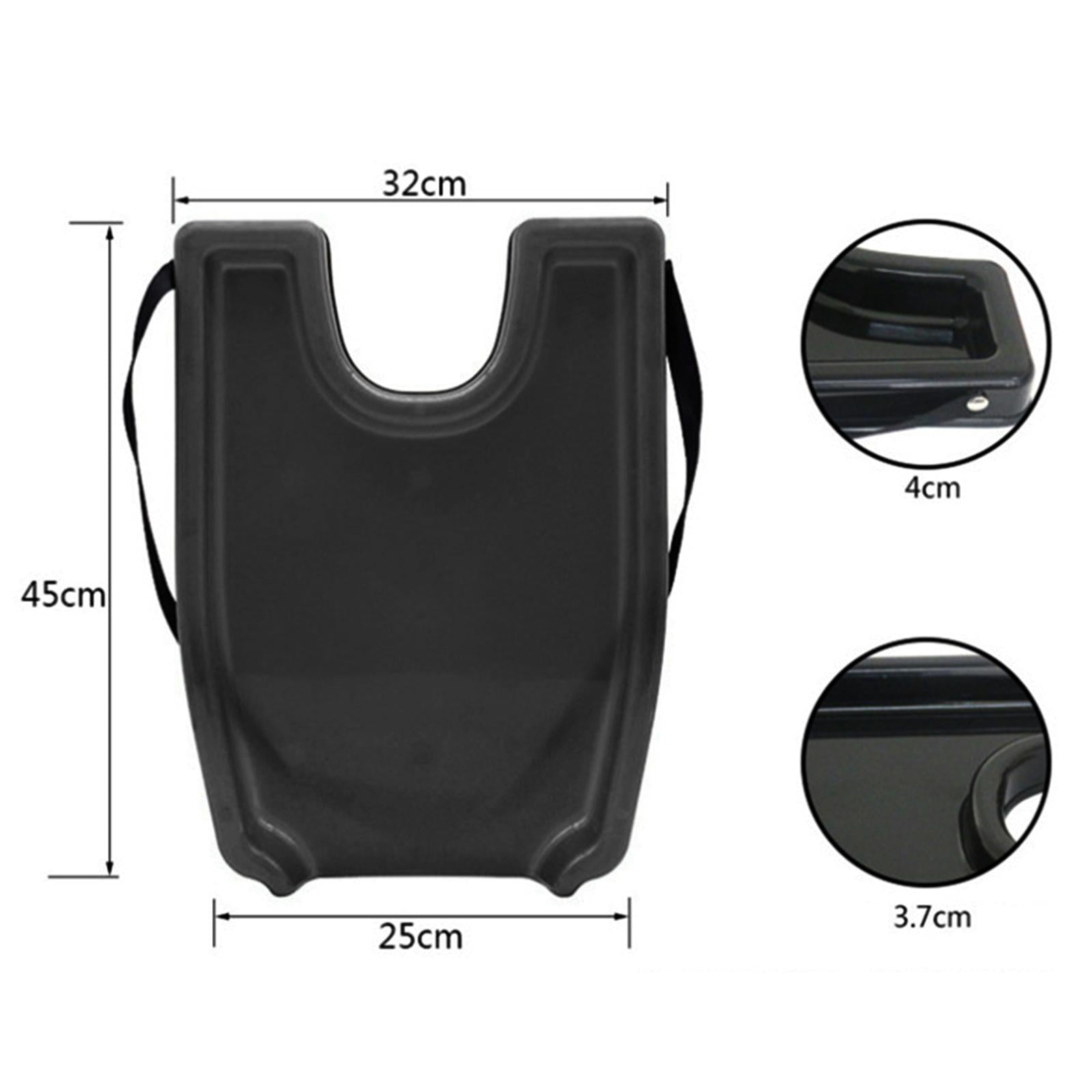 Portable Hair Shampoo Washing Tray Sink Bowl for Home for Patient Black