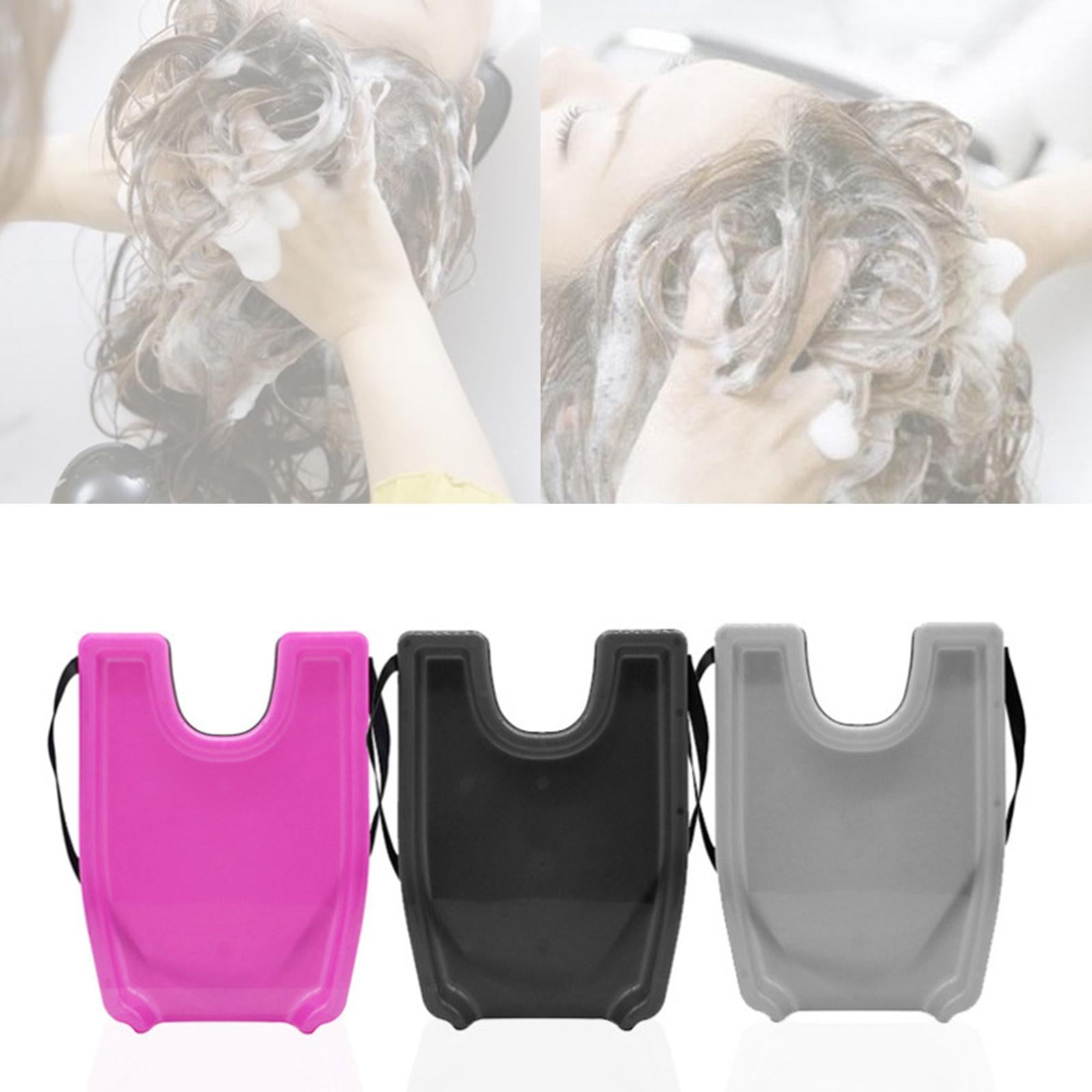Portable Hair Shampoo Washing Tray Sink Bowl for Home for Patient Black