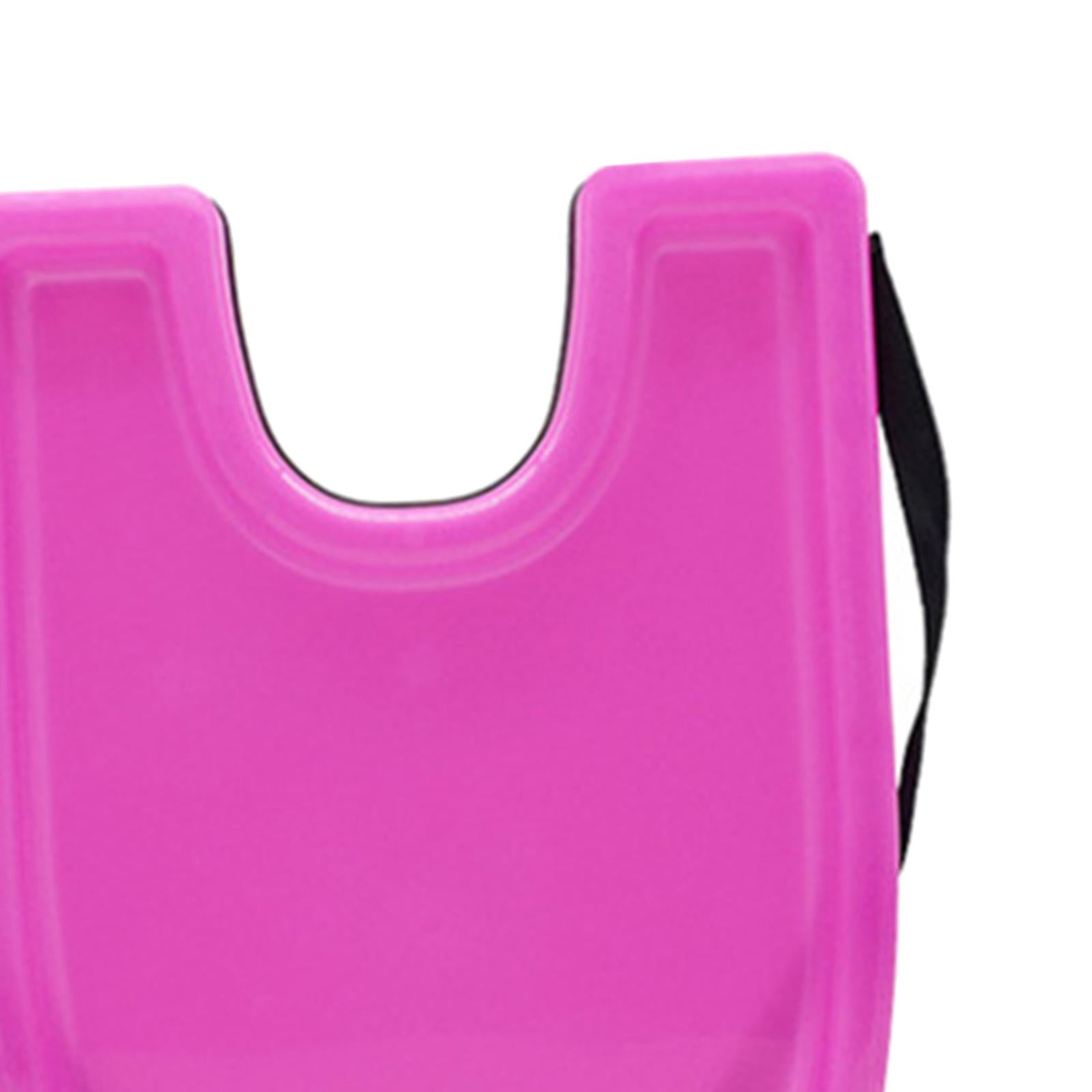 Portable Hair Shampoo Washing Tray Sink Bowl for Home for Patient Rose Red