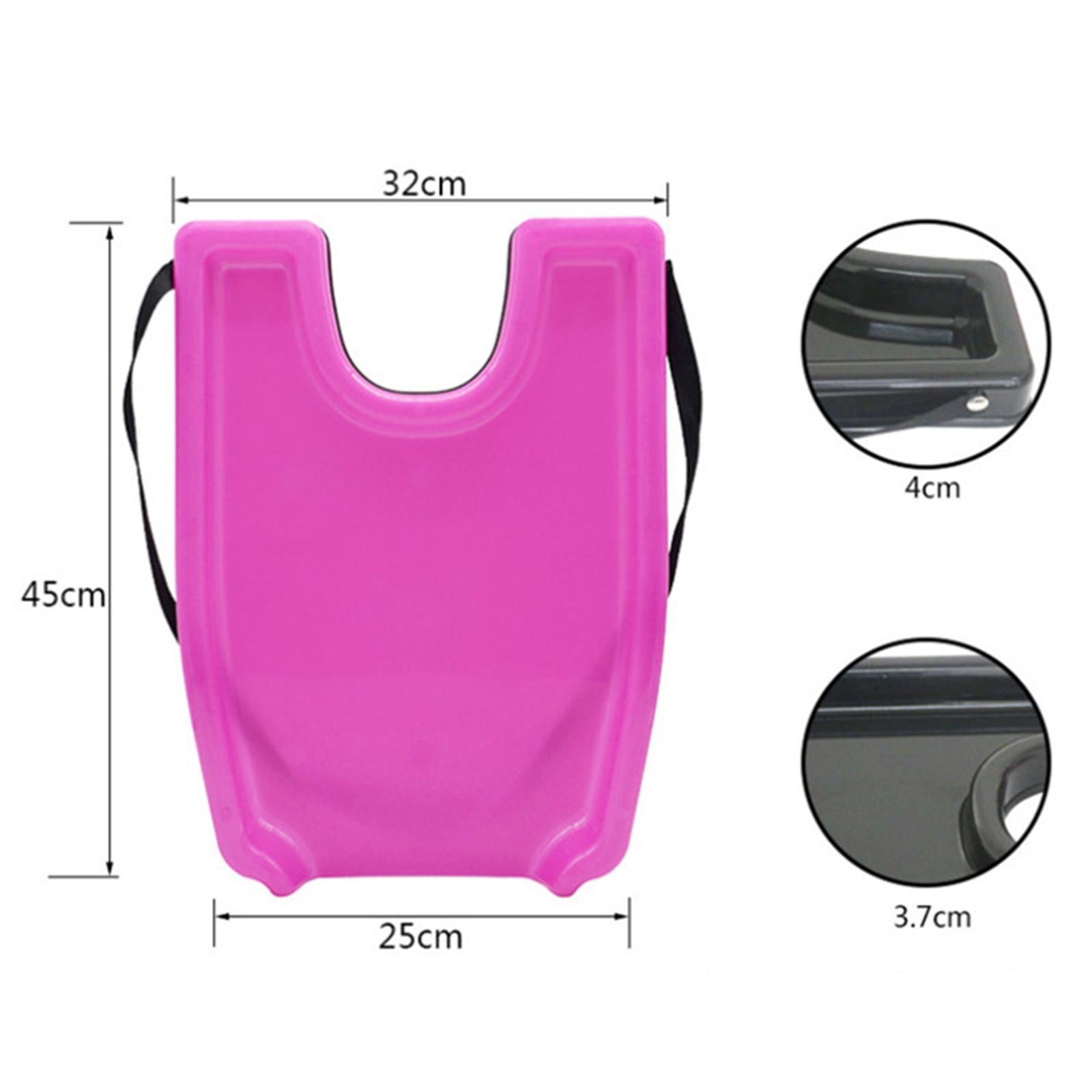 Portable Hair Shampoo Washing Tray Sink Bowl for Home for Patient Rose Red