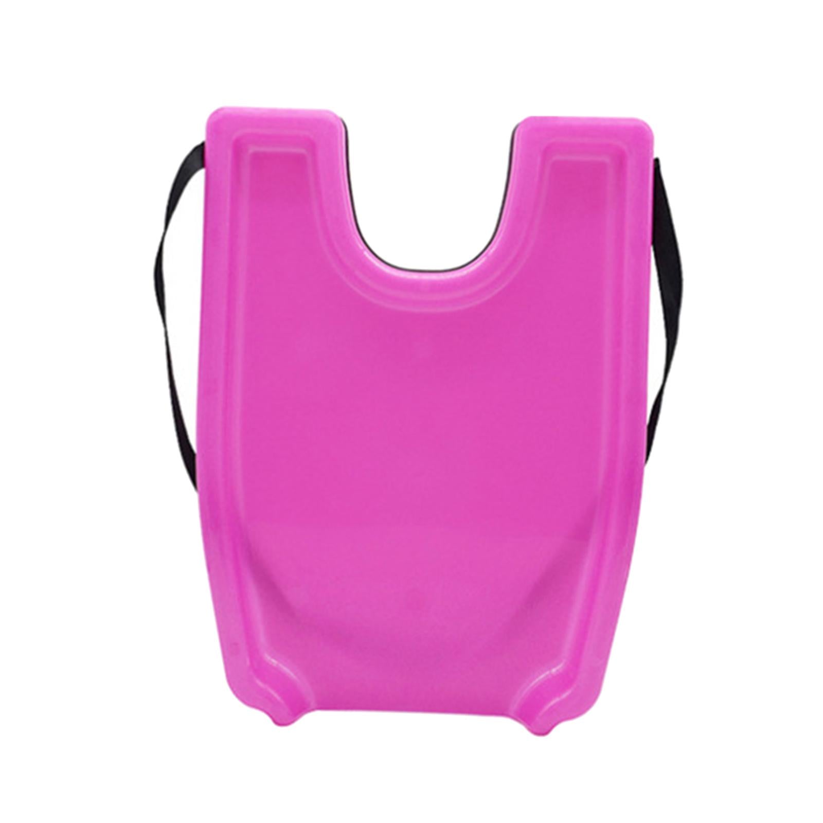 Portable Hair Shampoo Washing Tray Sink Bowl for Home for Patient Rose Red