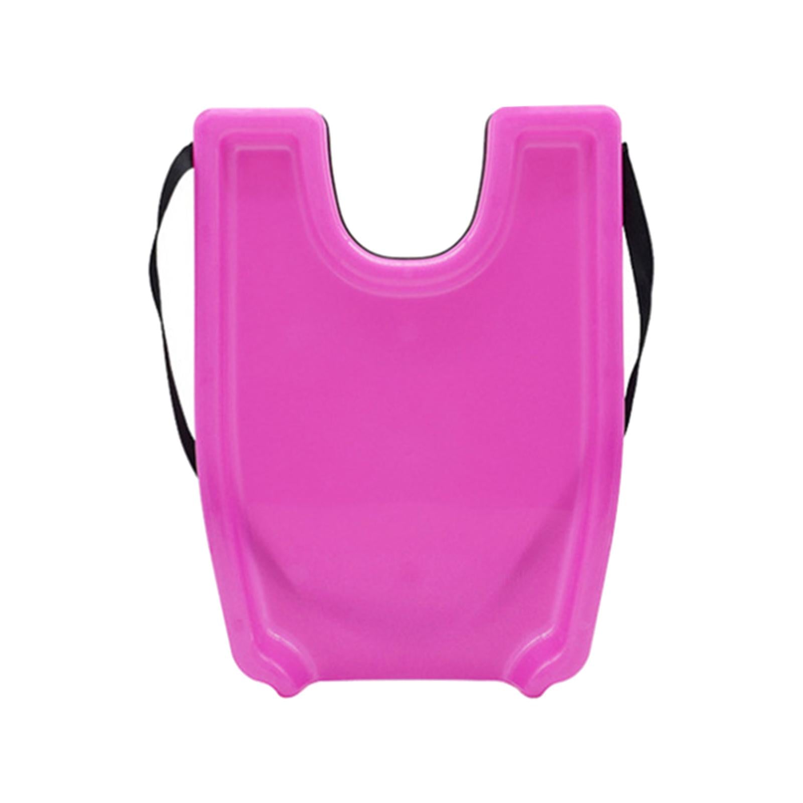 Portable Hair Shampoo Washing Tray Sink Bowl for Home for Patient Rose Red