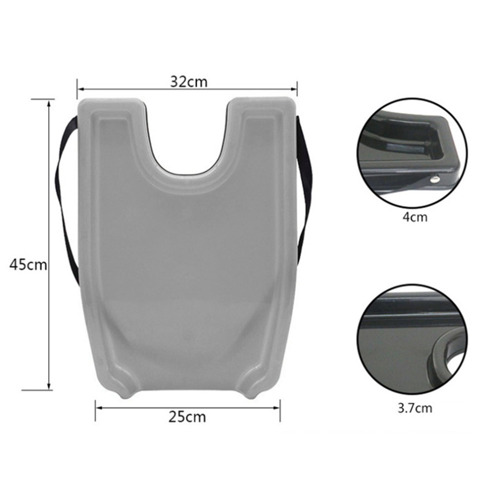 Portable Hair Shampoo Washing Tray Sink Bowl for Home for Patient Grey