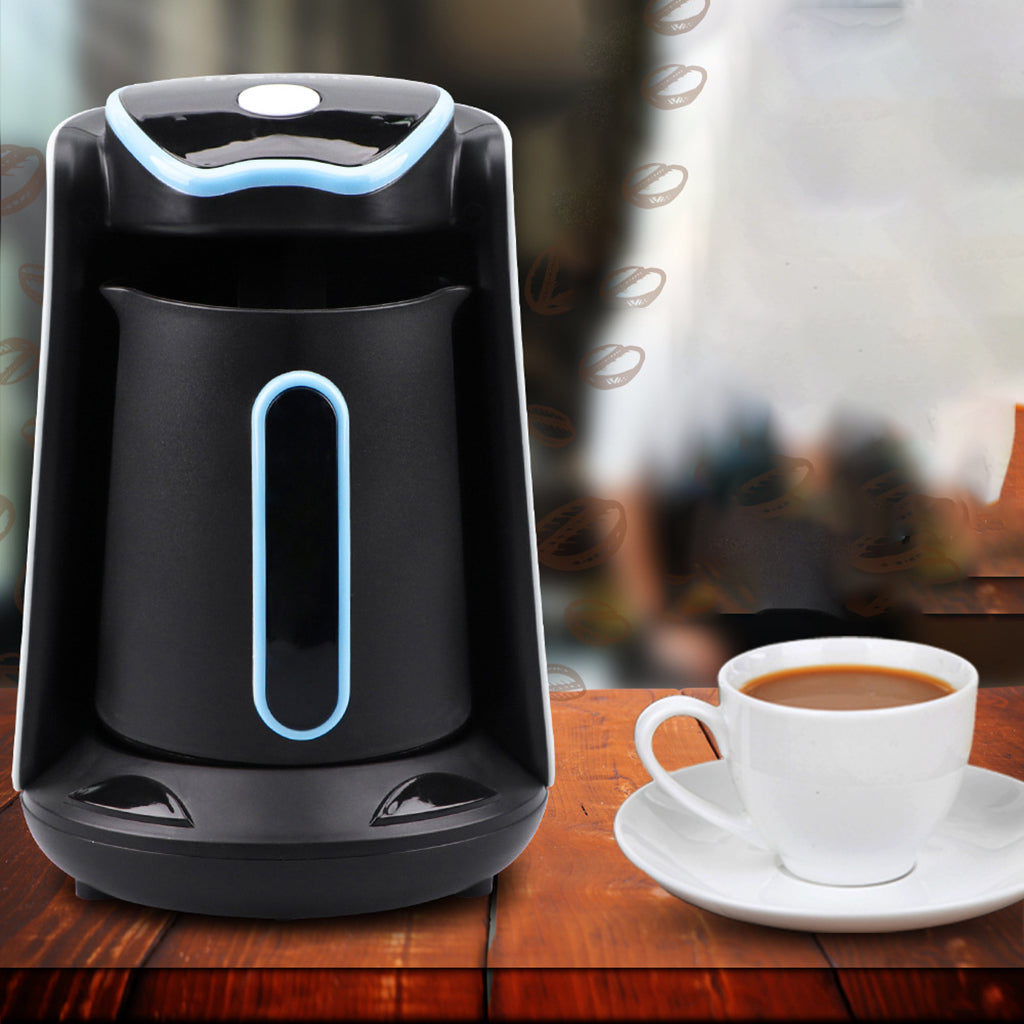 Heating Stainless Steel Coffee Maker Espresso Coffee Boiling Tea for Home Blue