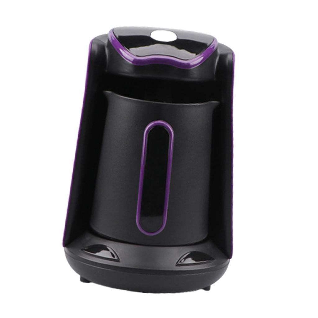 Heating Stainless Steel Coffee Maker Espresso Coffee Boiling Tea for Home Purple