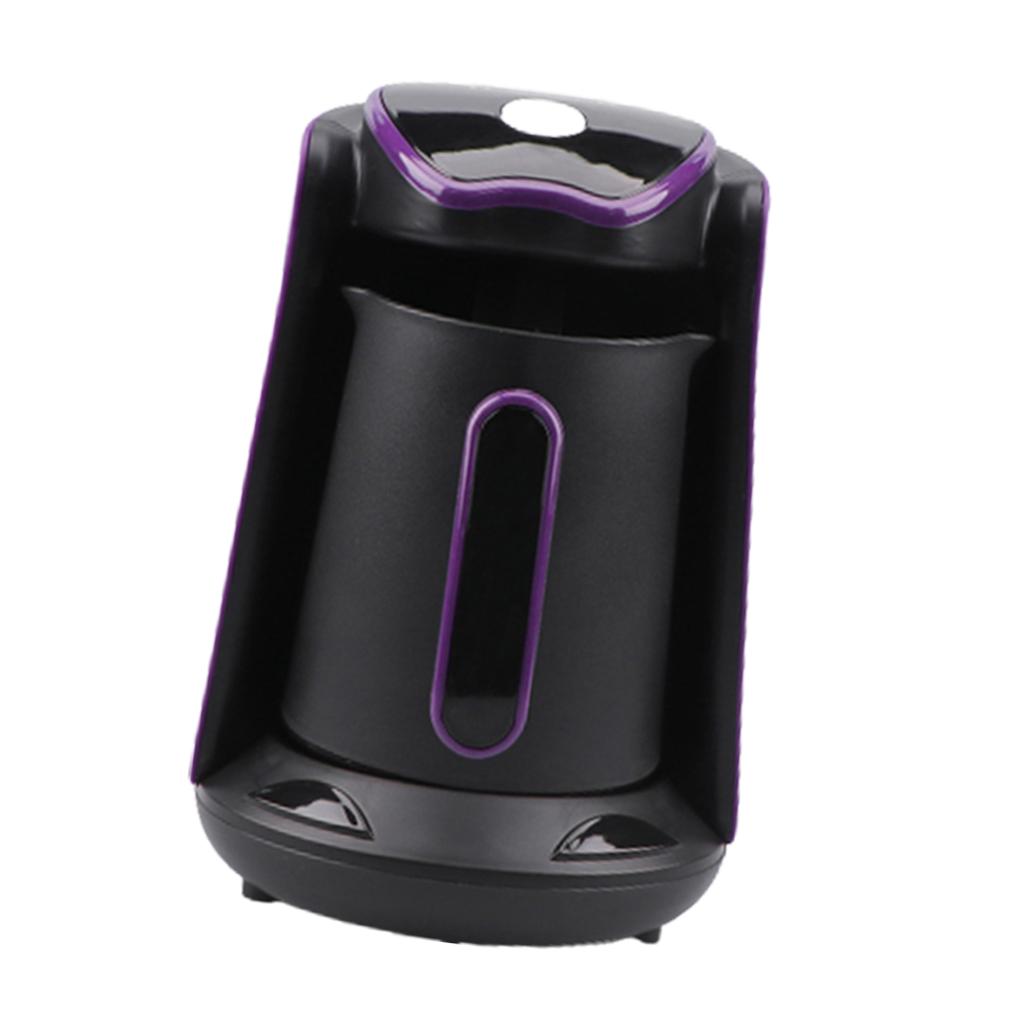 Heating Stainless Steel Coffee Maker Espresso Coffee Boiling Tea for Home Purple