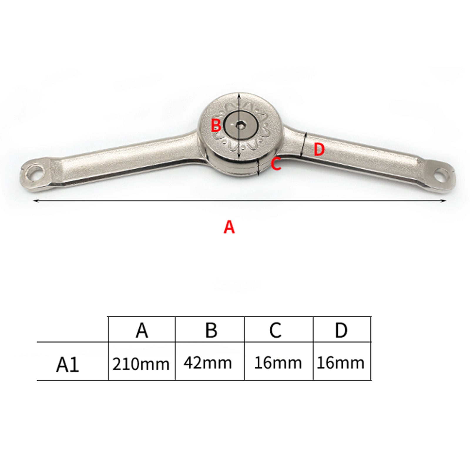 2x Cabinet Cupboard Door Lift Up Strut Lid Flap Stay Support Chrome Hinge A