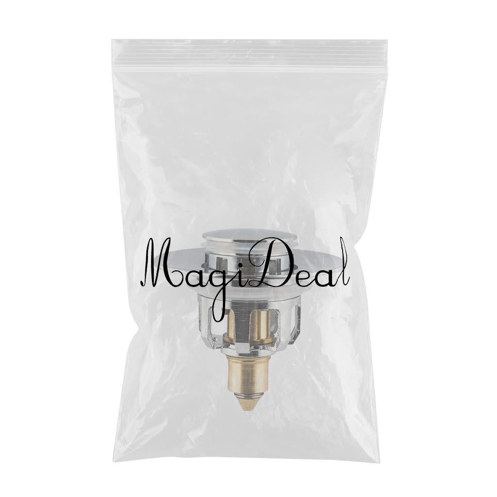 Universal Basin Drain Filter Vanity Sink Bathtub Plug Stopper with Basket Double Filter