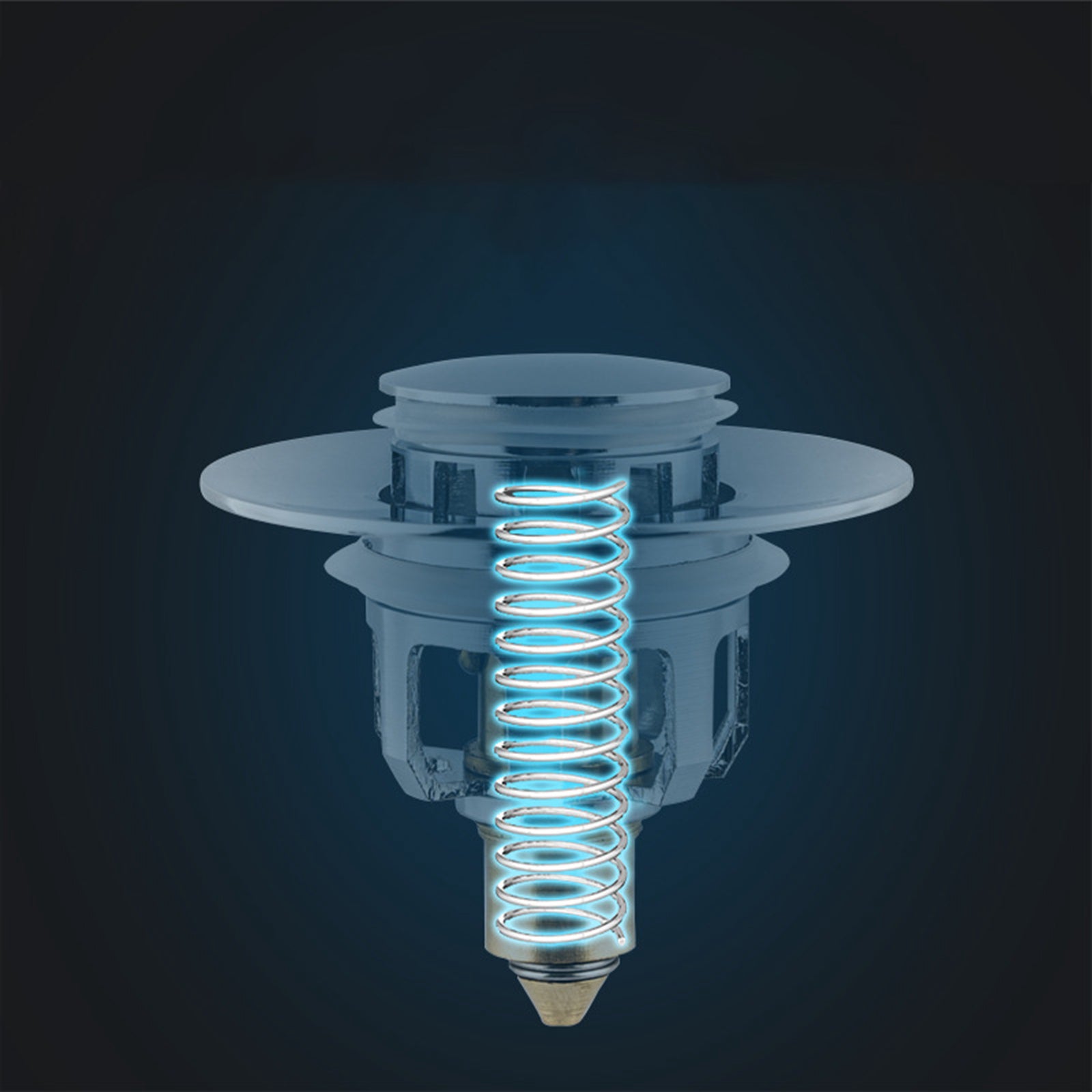 Universal Basin Drain Filter Vanity Sink Bathtub Plug Stopper with Basket Large