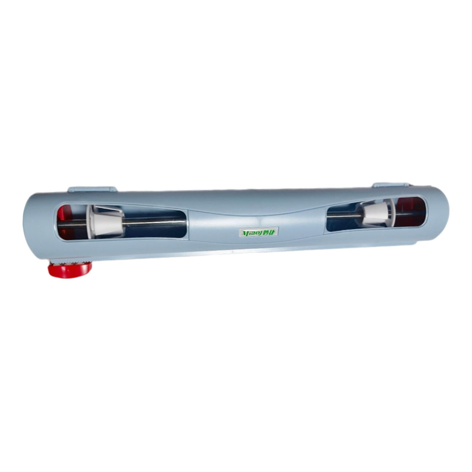 Refillable Wrap Foil Dispenser Magnetic Cling Film Cutter Kitchen Organizer blue