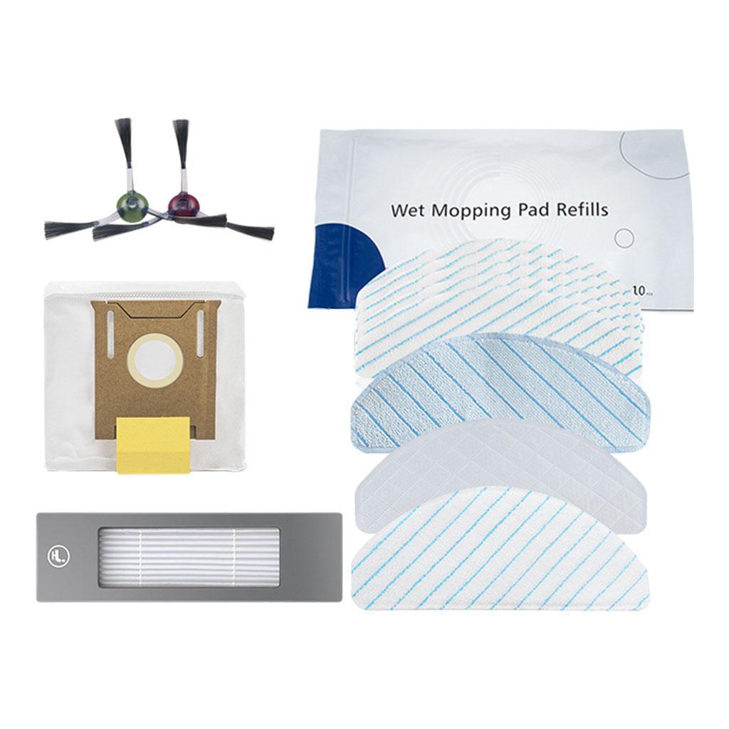 Vacuum Cleaner Spare Parts Accs Set for Sweeper Part Side Brush Dust Bag