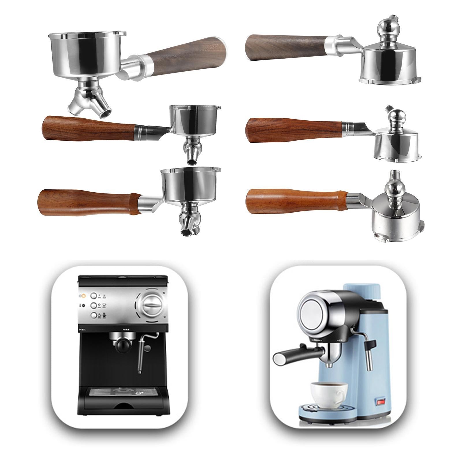 51mm Coffee Maker Portafilter Spouted Universal Replacement Easy Clean A