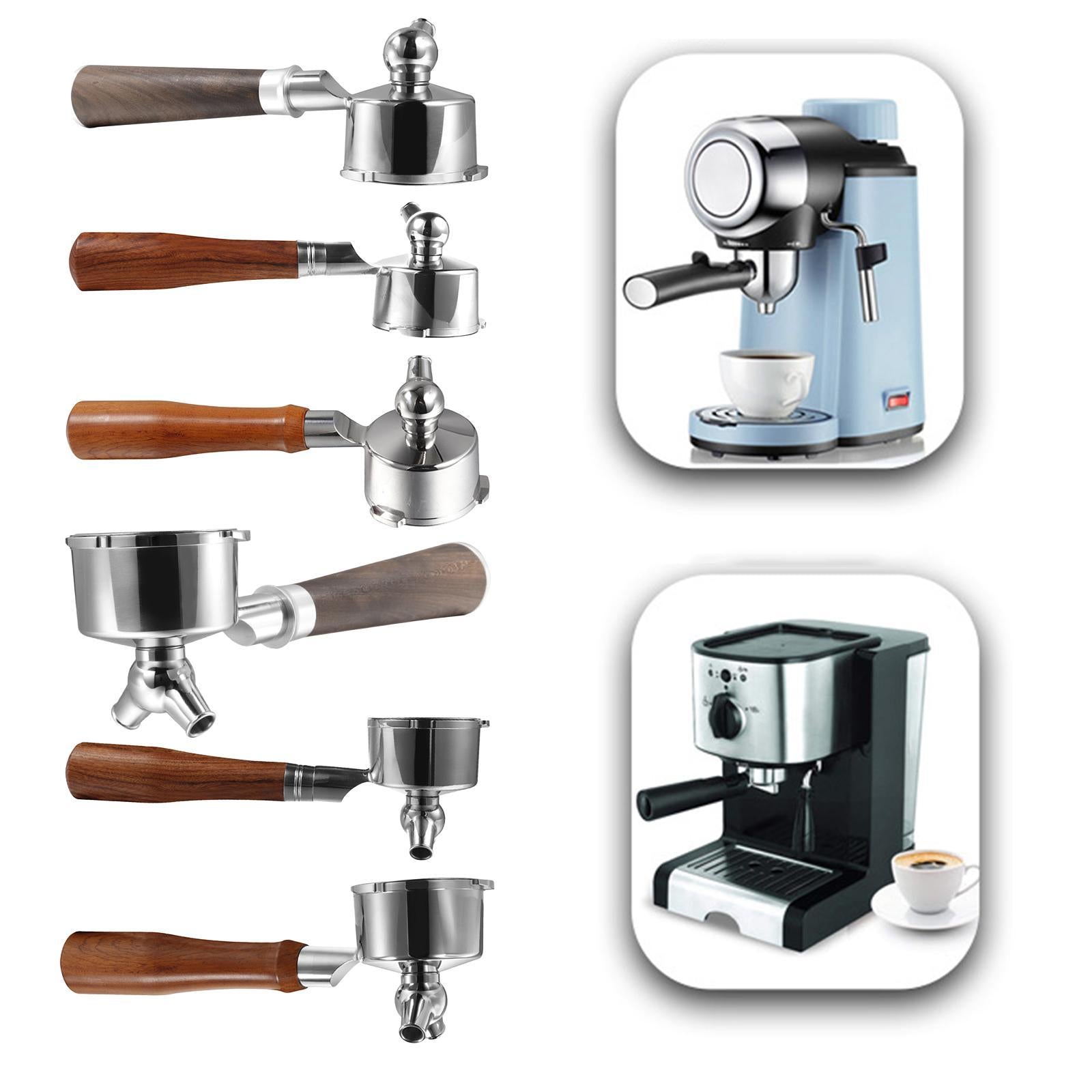 51mm Coffee Maker Portafilter Spouted Universal Replacement Easy Clean A
