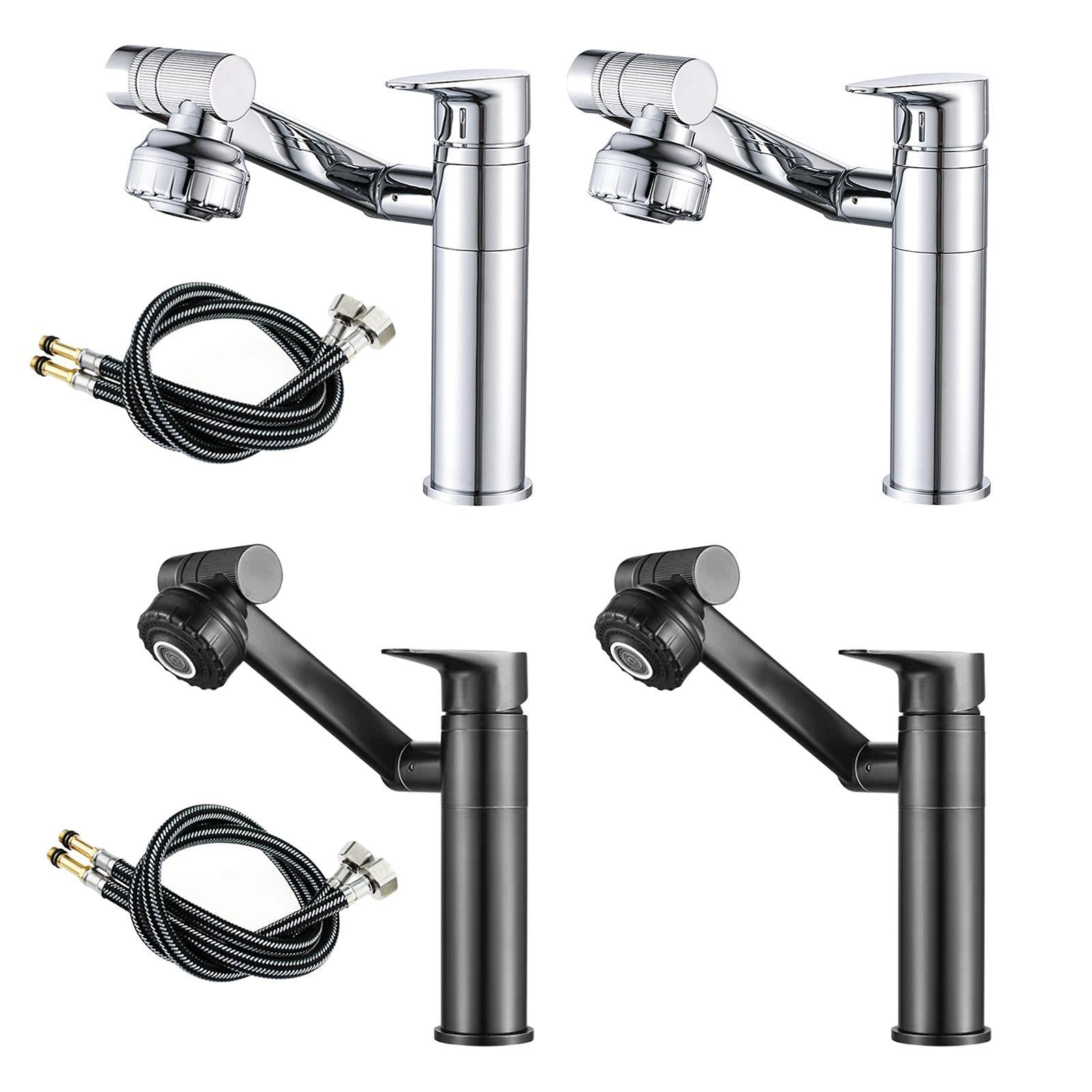 Bathroom Sink Faucet Water Tap Basin Faucet for Bathroom Silver