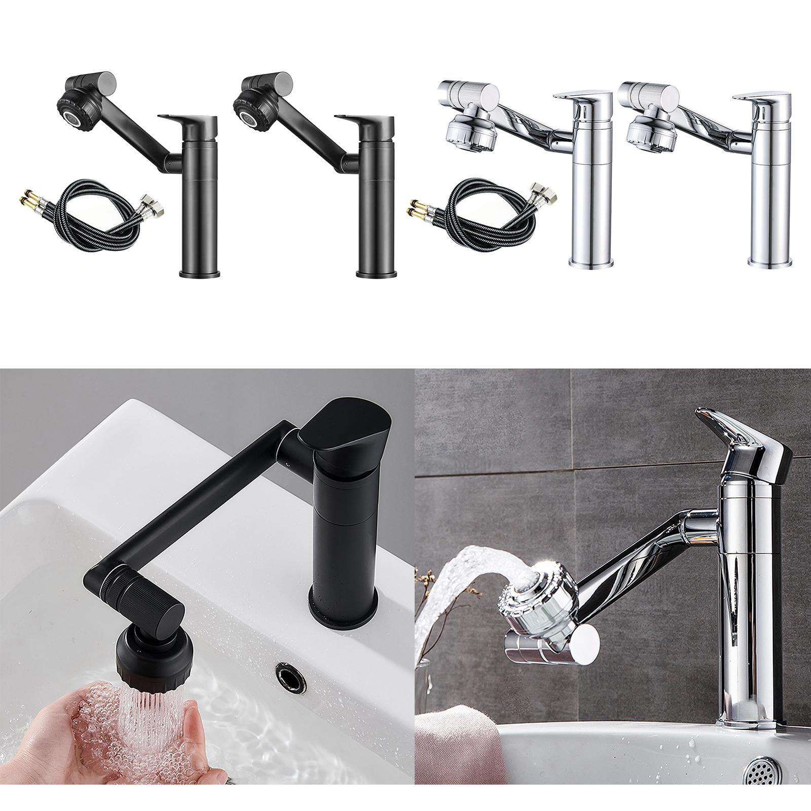 Bathroom Sink Faucet Water Tap Basin Faucet for Bathroom Silver