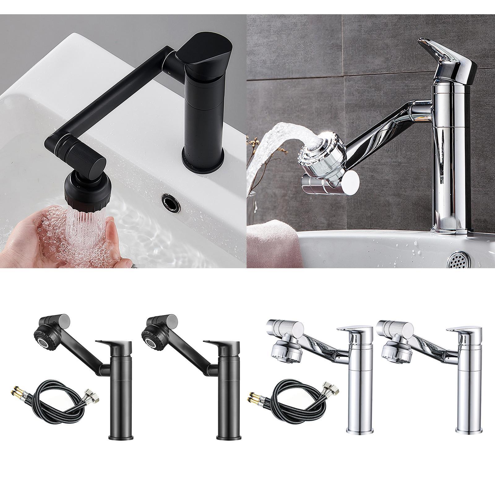 Bathroom Sink Faucet Water Tap Basin Faucet for Bathroom Silver