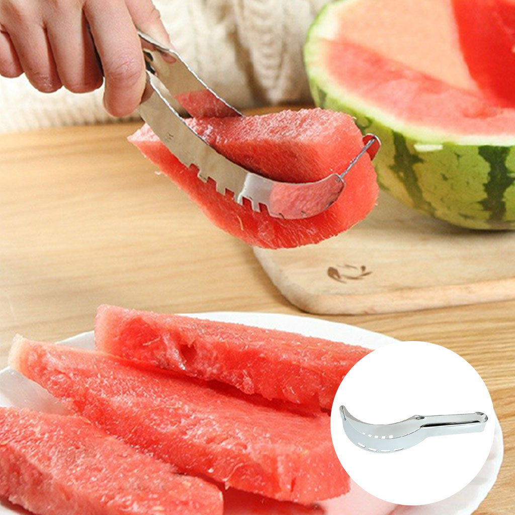 Stainless Steel Watermelon Slicing Cutter Fruit Cut Shapes Kitchen Knife
