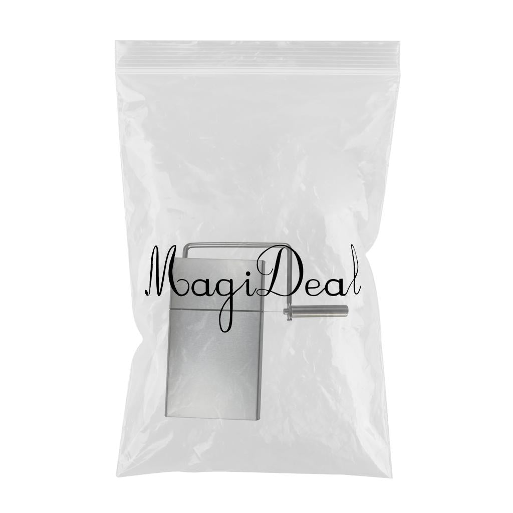 Cheese board and wire slicers cutter stainless steel serving board
