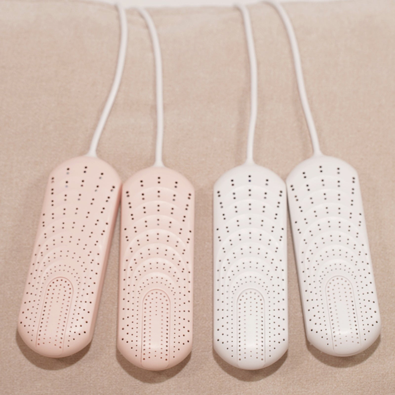 Portable Electric Shoes Dryer Deodorizer Boot Dehumidify Heater Device White