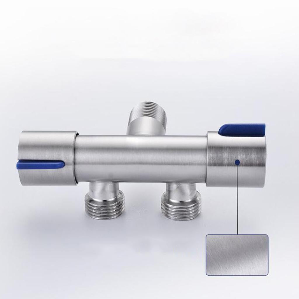 Faucet Diverter Diverter Valve Double Handle Dual Control Kitchen Accessory
