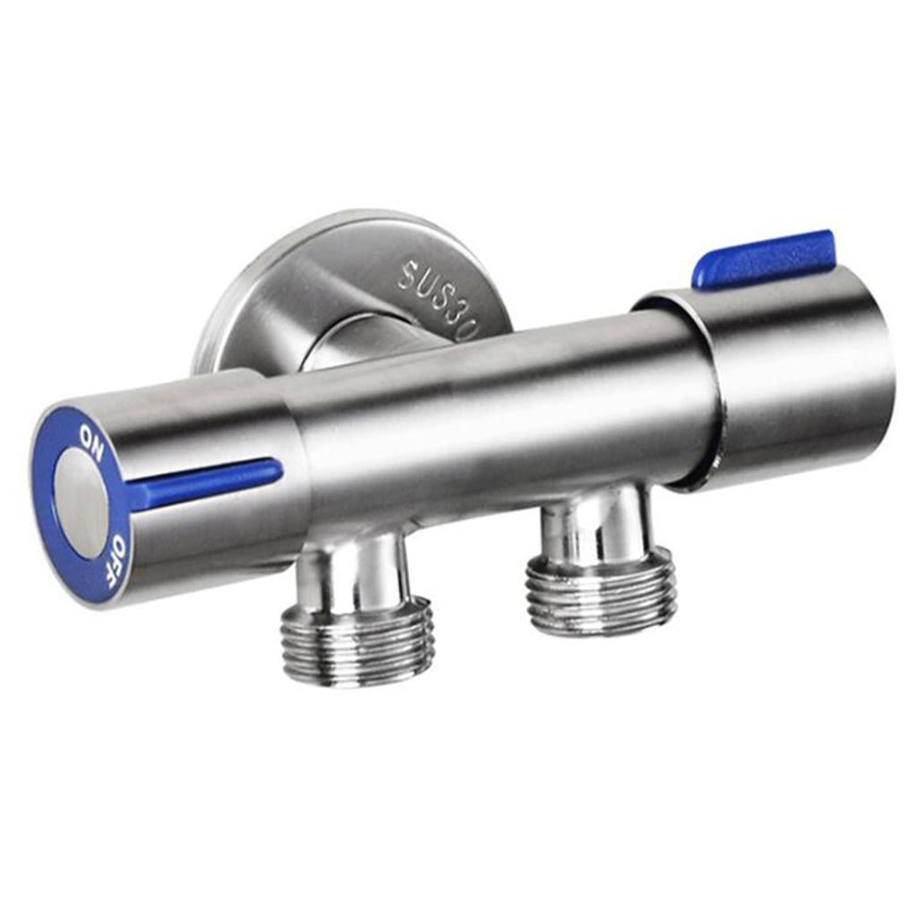 Faucet Diverter Diverter Valve Double Handle Dual Control Kitchen Accessory