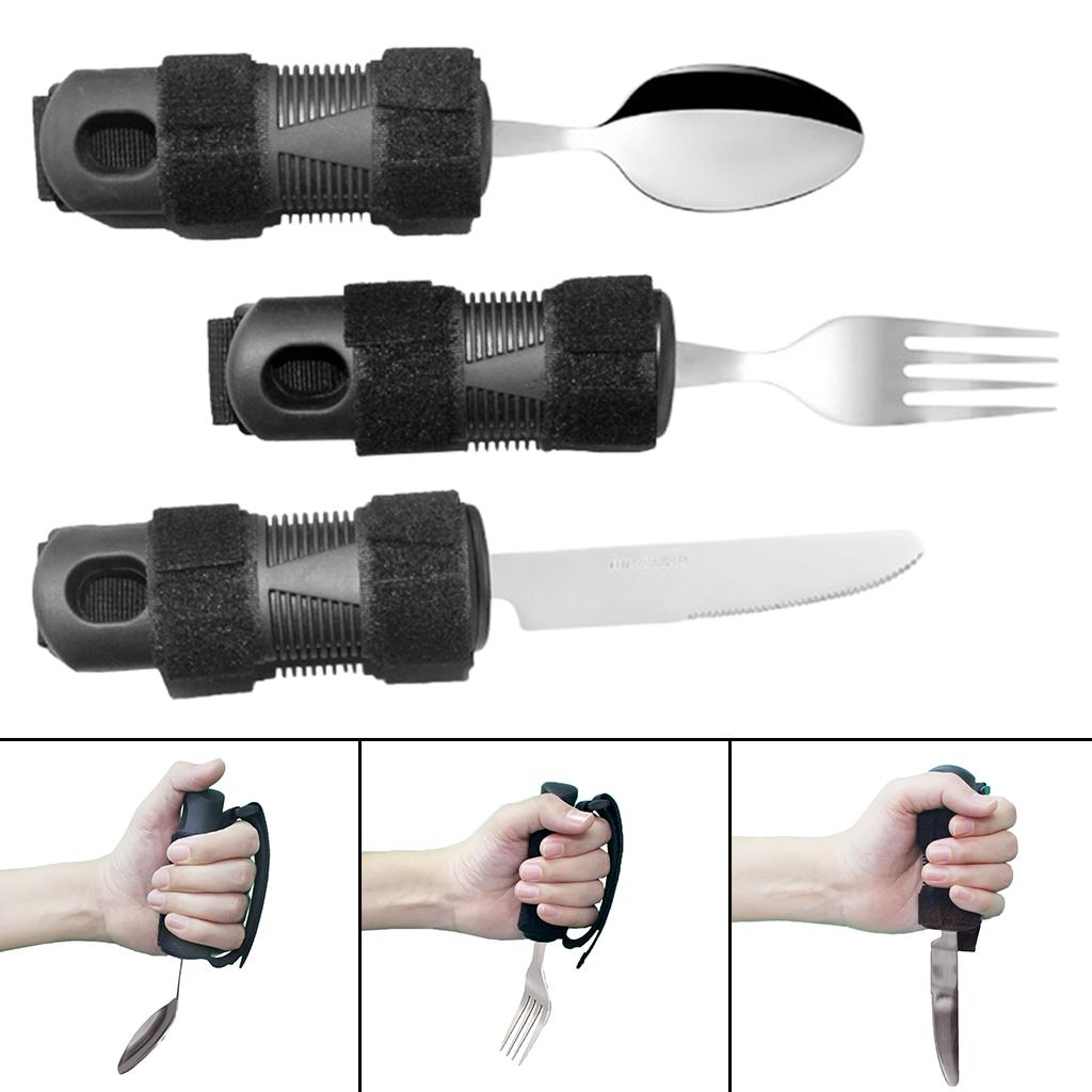 Disabled Auxiliary Tableware Anti-shake Self-help for Parkinsons Stroke Spoon Fork Knives