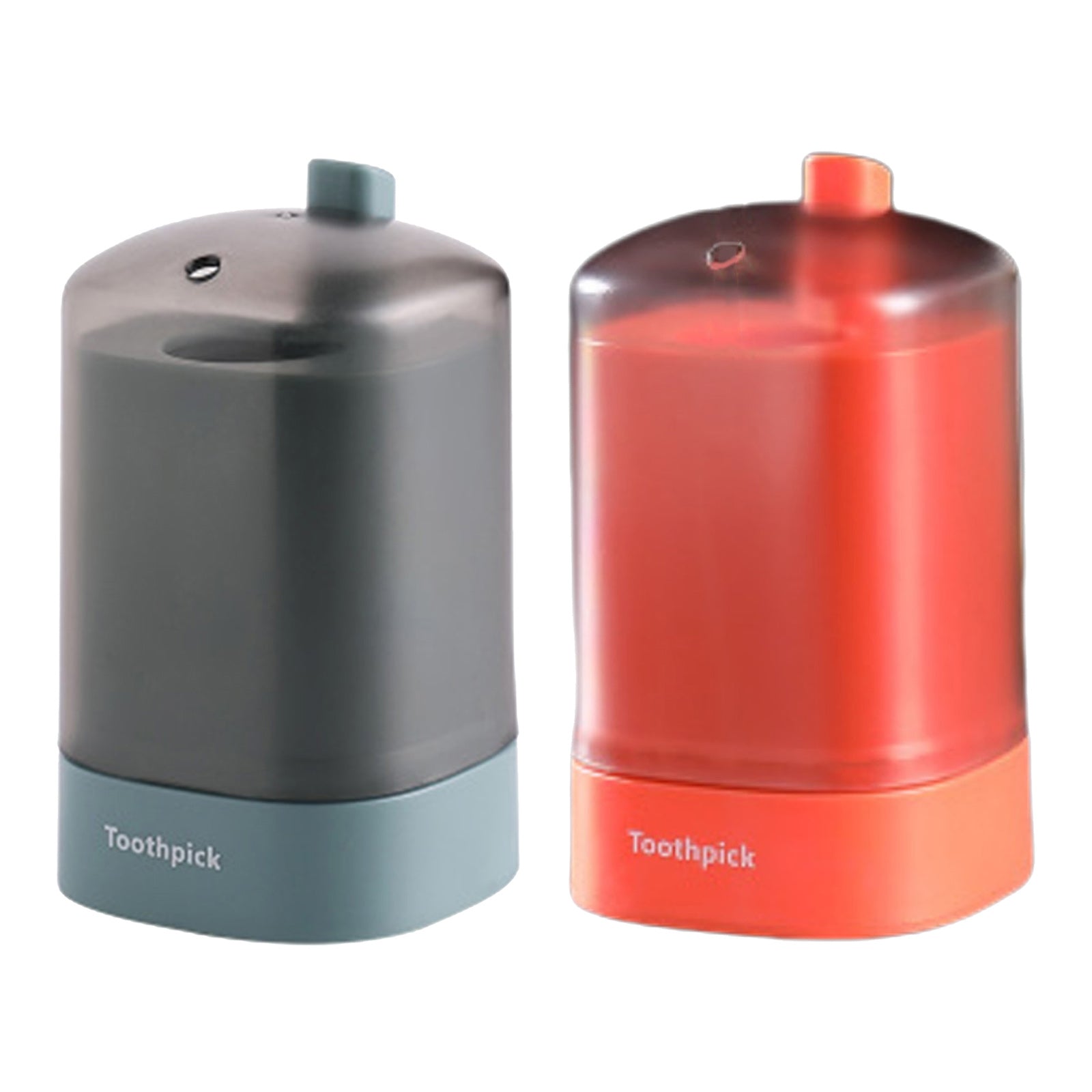 Automatic Pops-up Toothpick Holder Container Portable Toothpick Dispenser Red