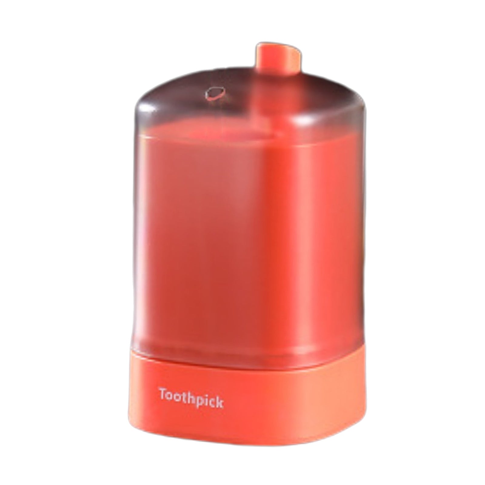 Automatic Pops-up Toothpick Holder Container Portable Toothpick Dispenser Red