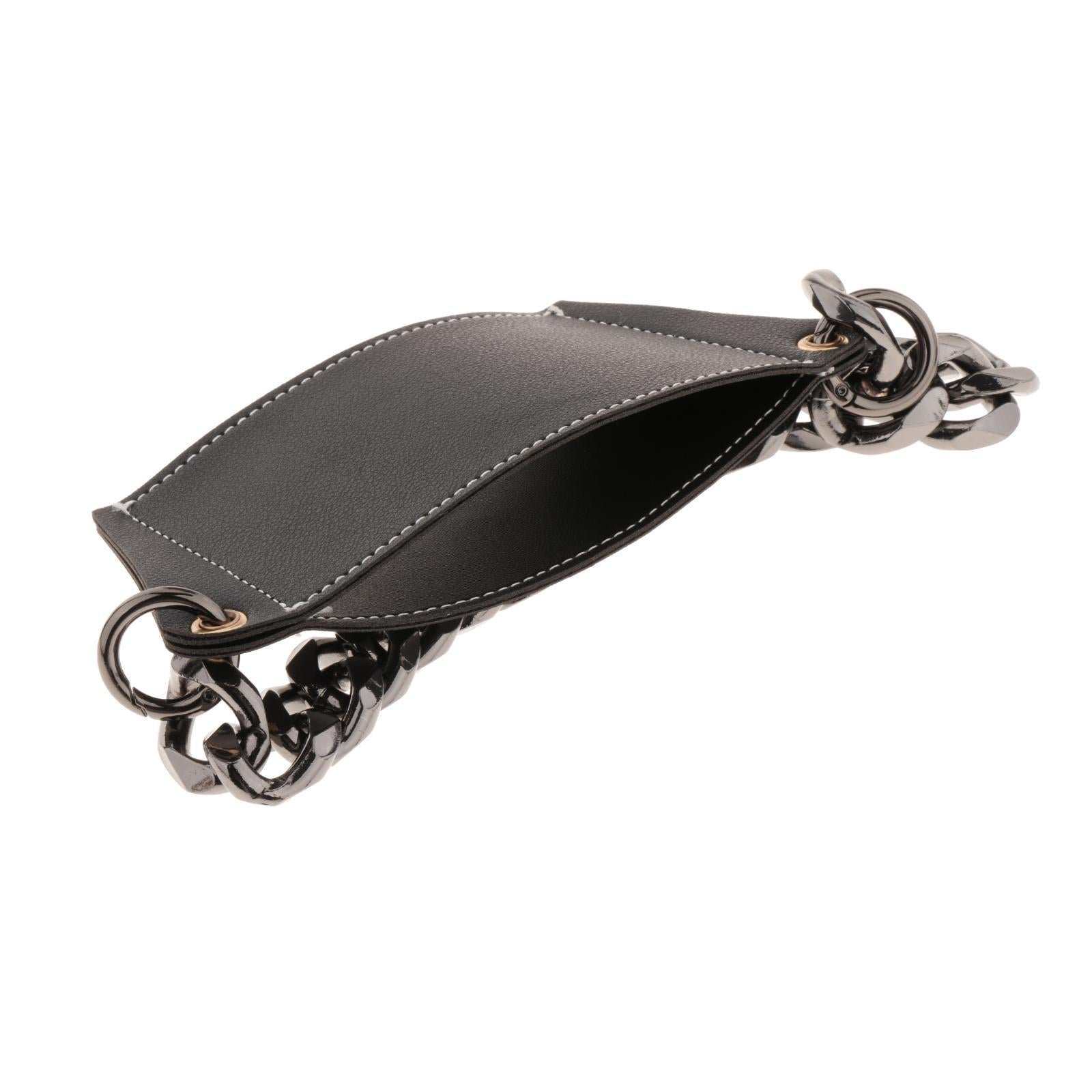 Cup Sleeve Insulated Tumbler Sleeve with Chain for Travel Hiking Camping Black