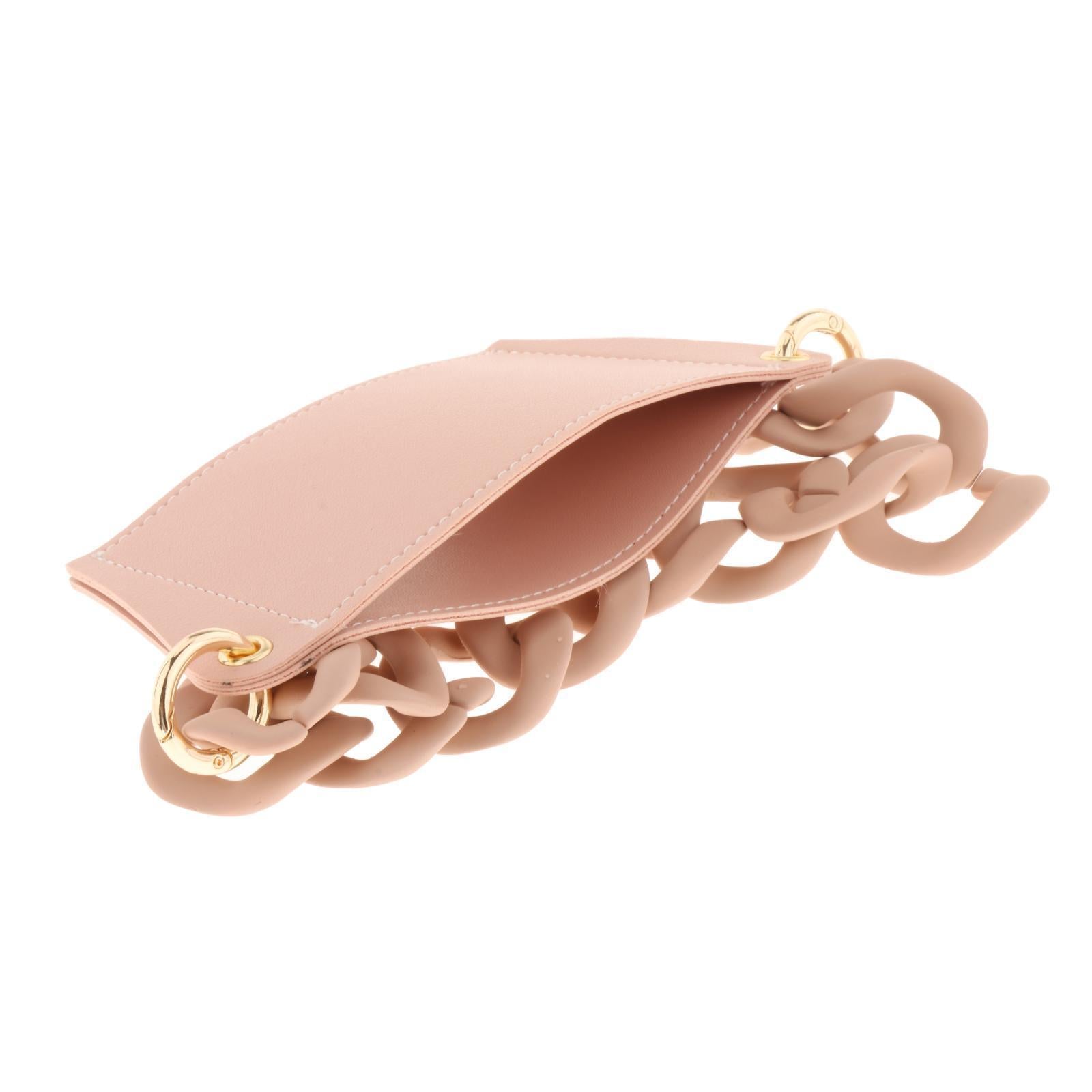 Cup Sleeve Insulated Tumbler Sleeve with Chain for Travel Hiking Camping Pink