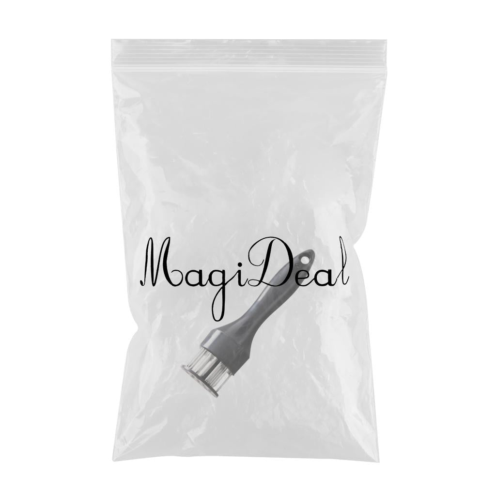 Meat Needle Gadgets Marinade Tenderizing Stainless Stee for Household  black