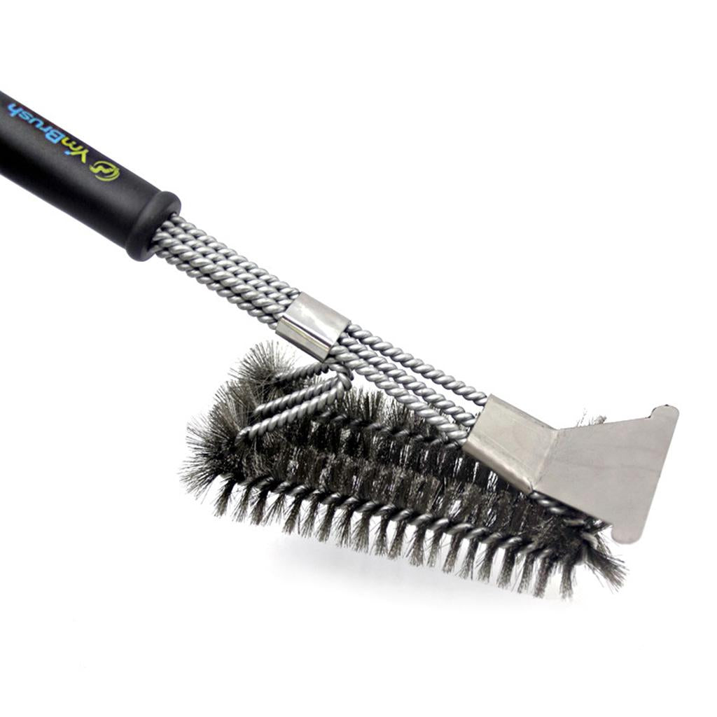 Stainless Steel Grill Brush Handheld BBQ Brush Heavy Duty for Home Grill