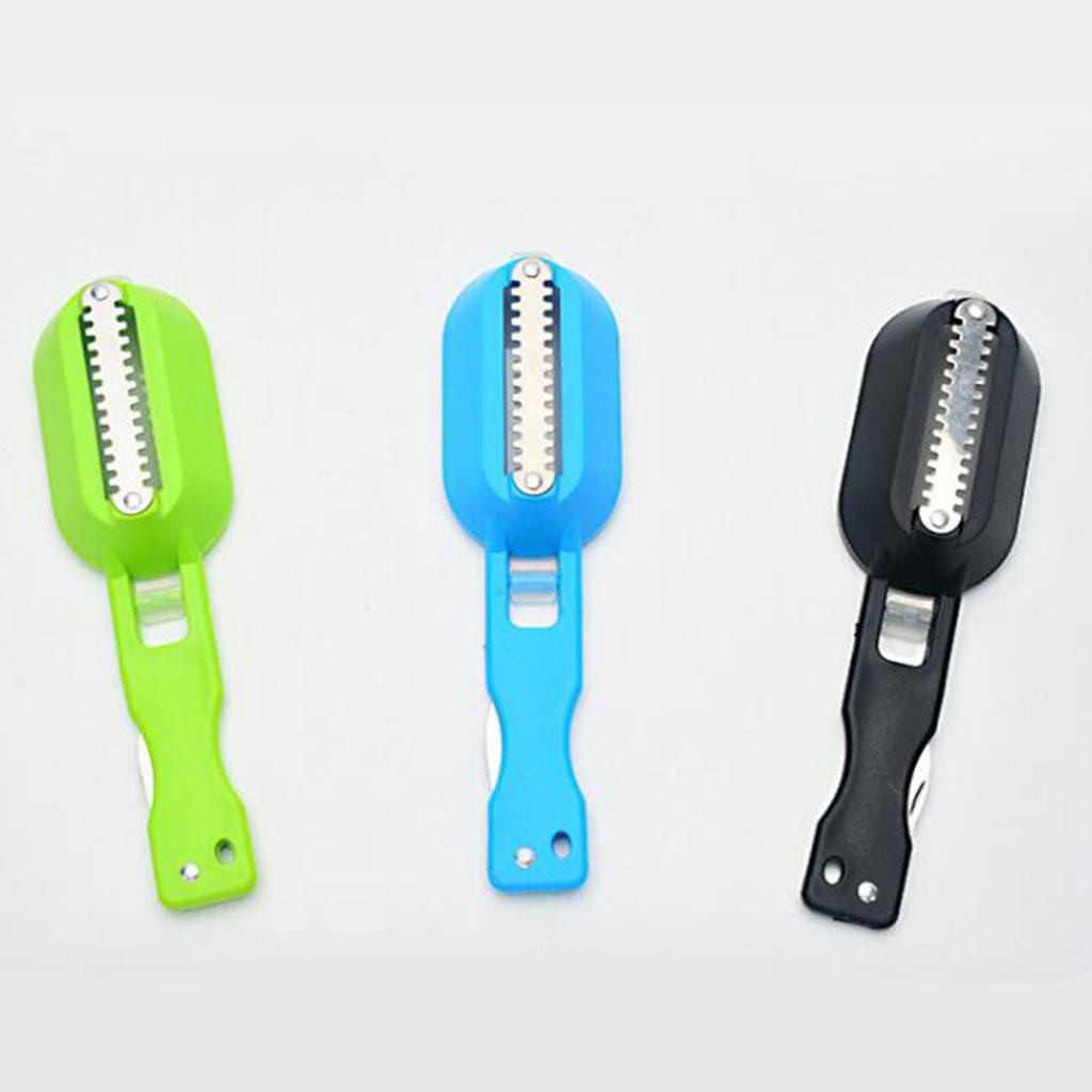 Multifuntion Practical Fish Scaler Brush Easily Remove Scraper Easily Remove Green