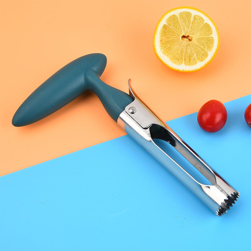 Apple Corer Tools Spiral Gadgets Easy to use for Bell Peppers Veggie Pears blue