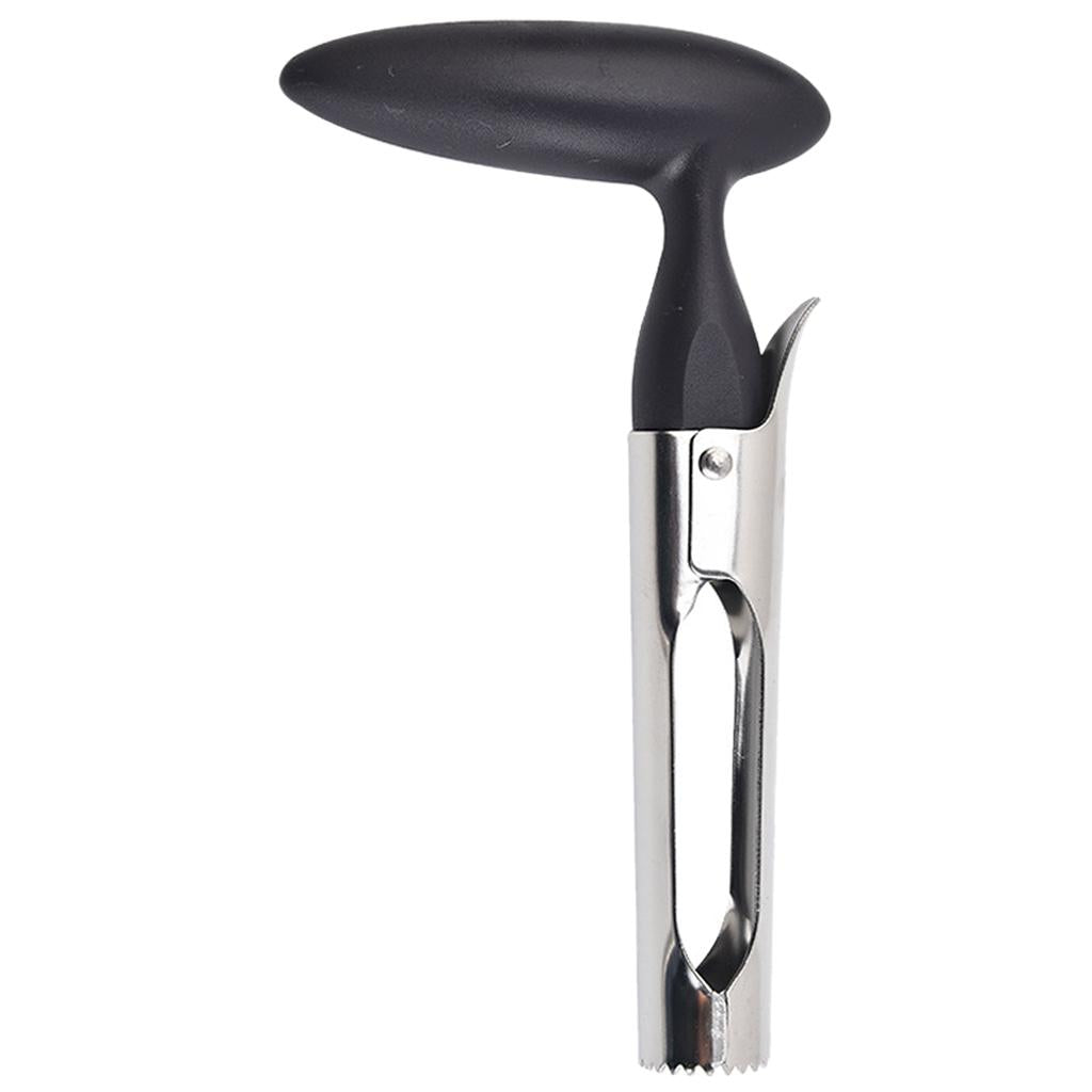 Apple Corer Tools Spiral Gadgets Easy to use for Bell Peppers Veggie Pears black