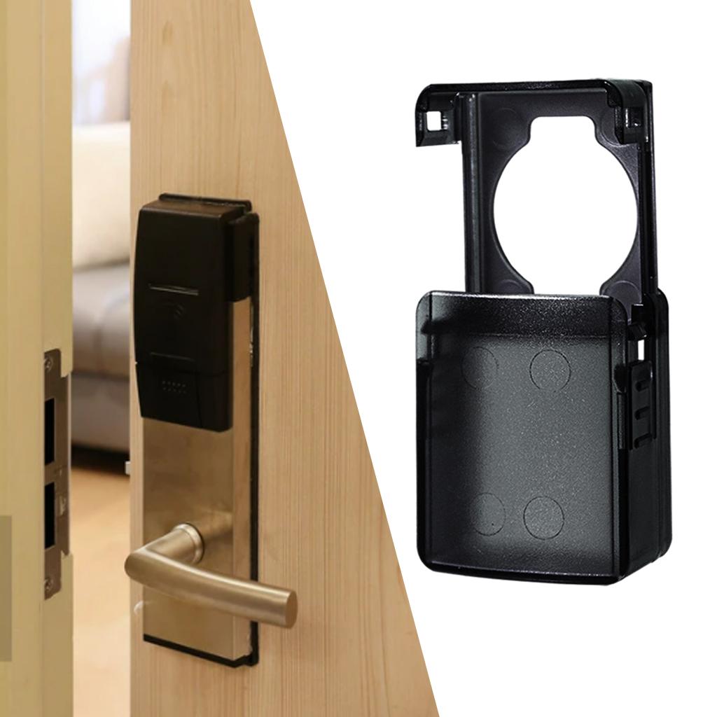 Childproof Door Knob Cover Finger Guard No Drilling for Baby Safety Products Black Frosted