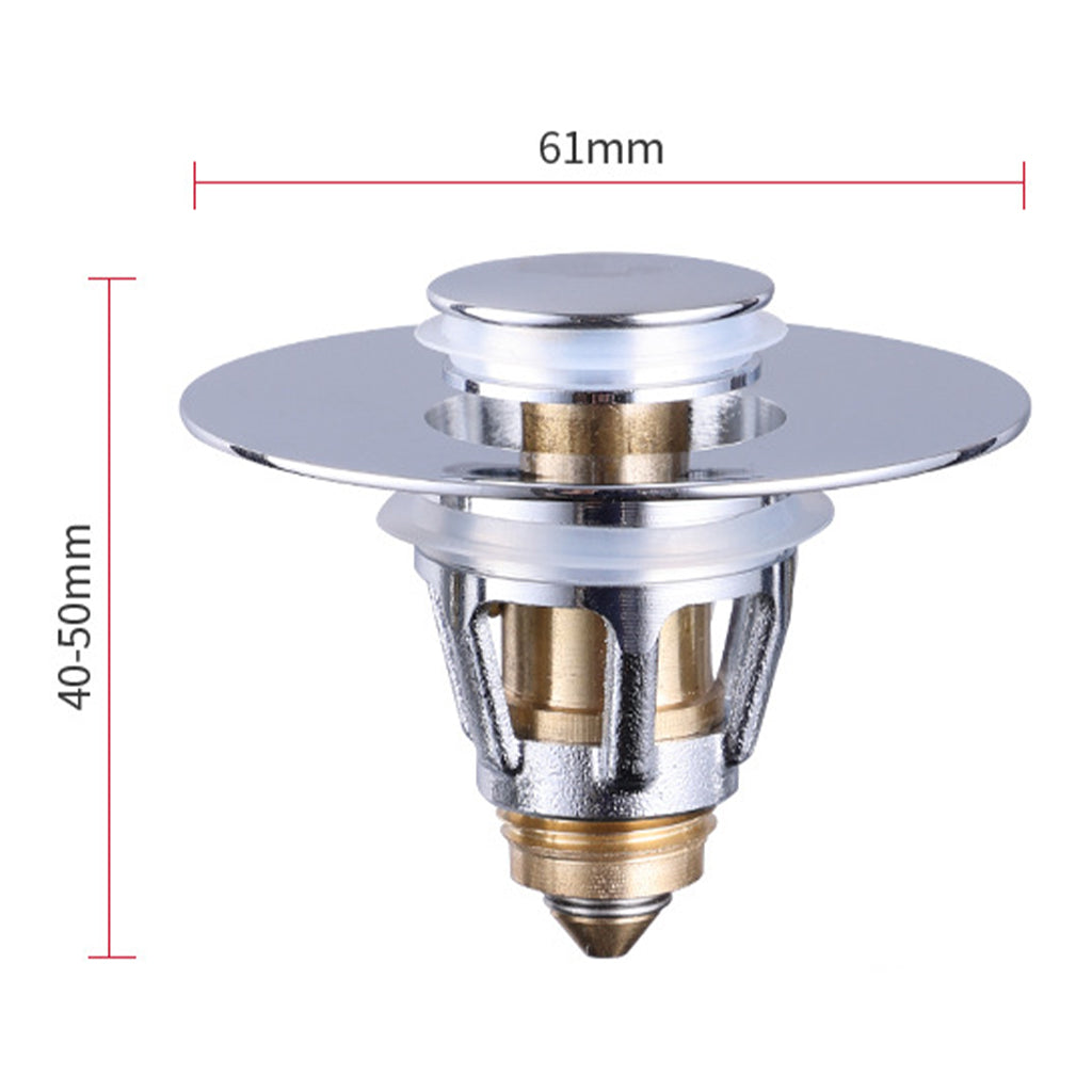 Bathtub Sink Stopper Drain Strainer Hair Catcher for 1.25inch Drain Hole