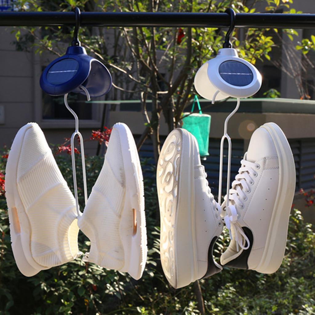 Drying Rack Lightweight Durable Solar-Powered for Terrace Laundry Overcoat White