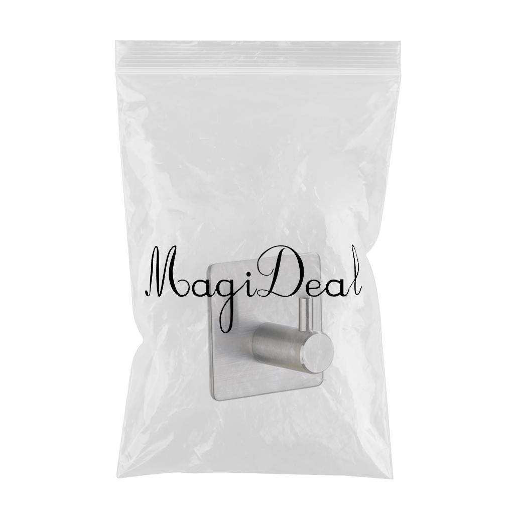 304Stainless steel hook strong adhesive door rear coat hook  14-1-S Sliver