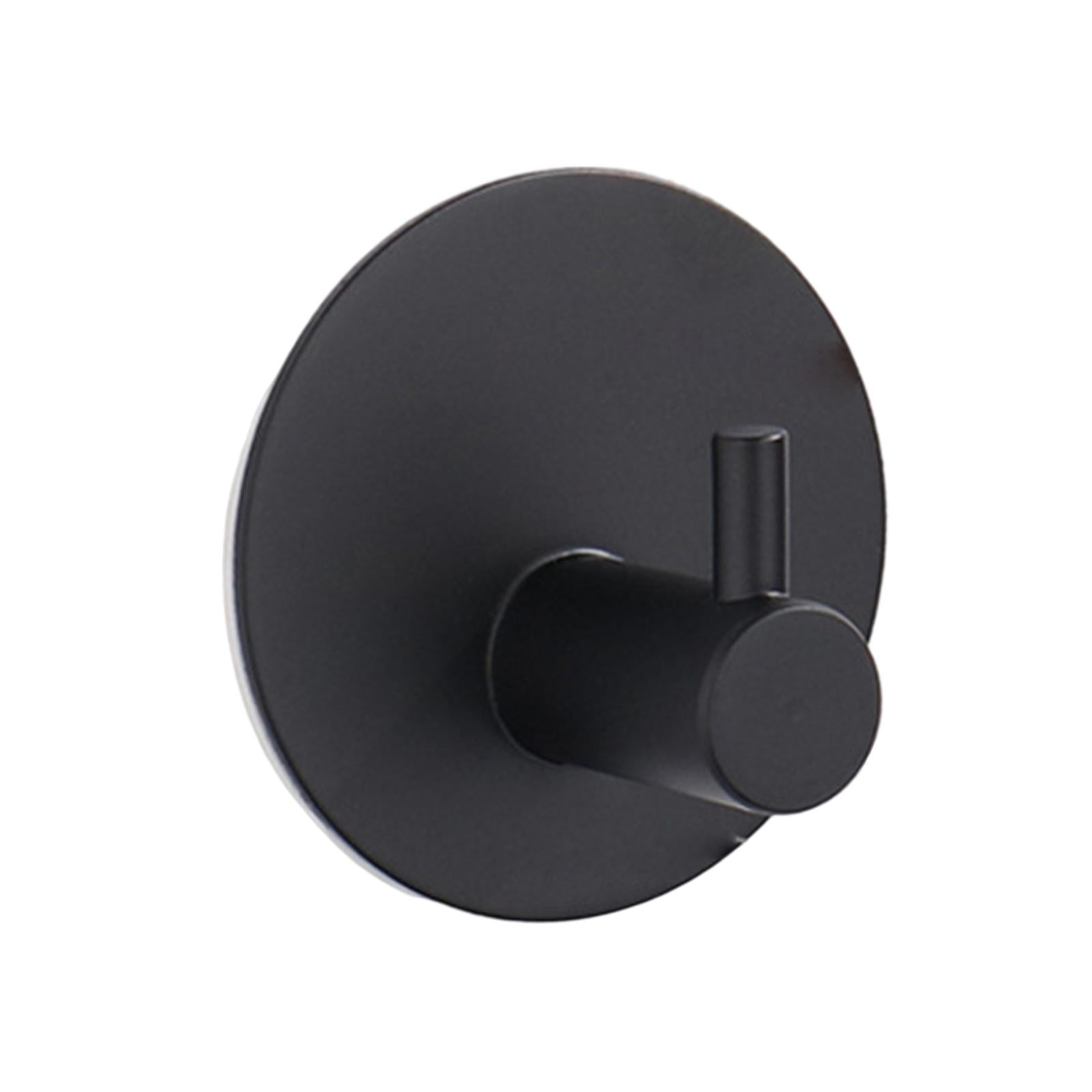 304Stainless steel hook strong adhesive door rear coat hook  14-1-R  Black