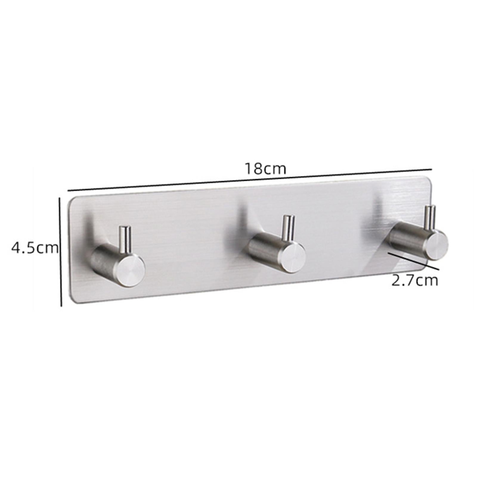 304Stainless steel hook strong adhesive door rear coat hook  14-3-S Sliver