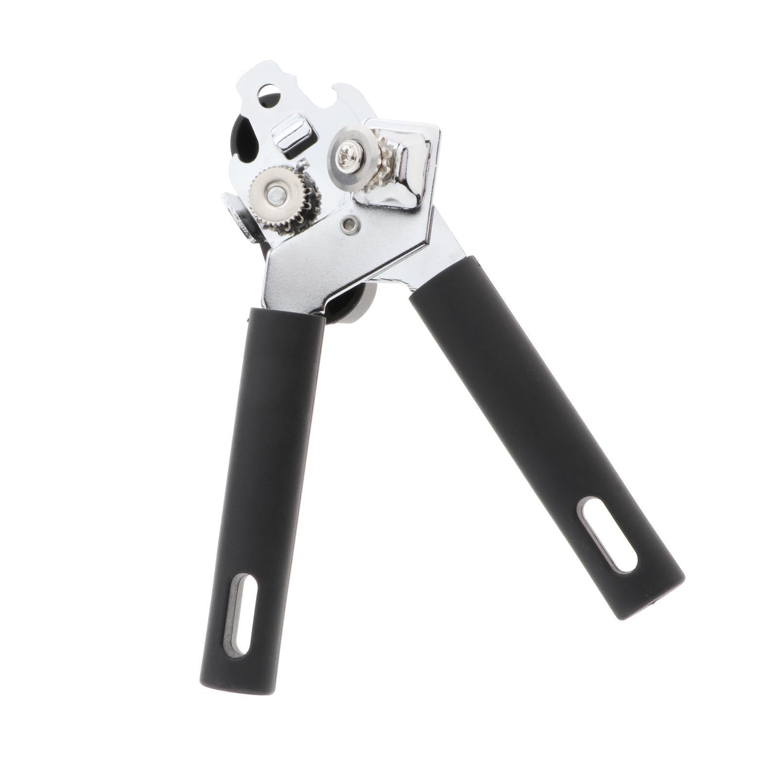 Can Opener Effortless Handheld Non-Slip Lengthened Handle Manual for Kitchen