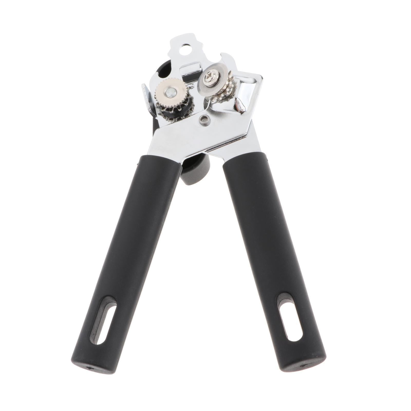 Can Opener Effortless Handheld Non-Slip Lengthened Handle Manual for Kitchen