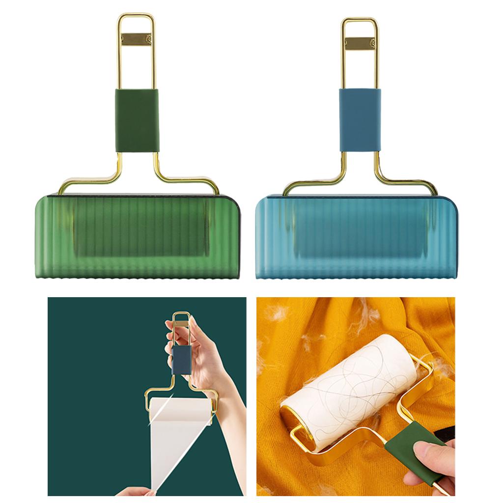 Handy Lint Roller Sofa Bedding Clothes Pet Hair Remover Dog Cat Fur Cleaner Blue