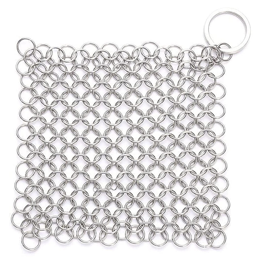 Chainmail Cleaner Ceramic Wide Applications Stainless Steel for Household 4x4 inch Square