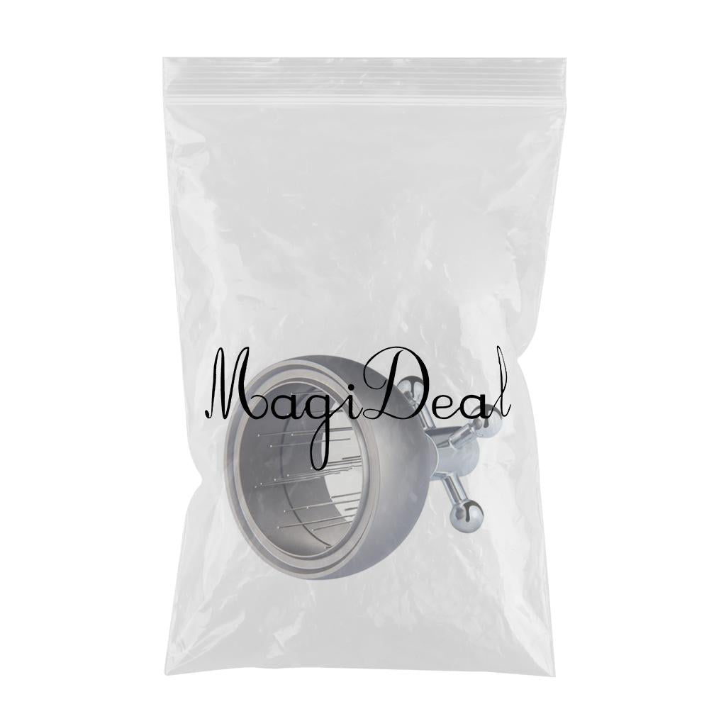 Stainless Steel Coffee Tamper Leveler Needle Type Powder Distributor Tool Grey